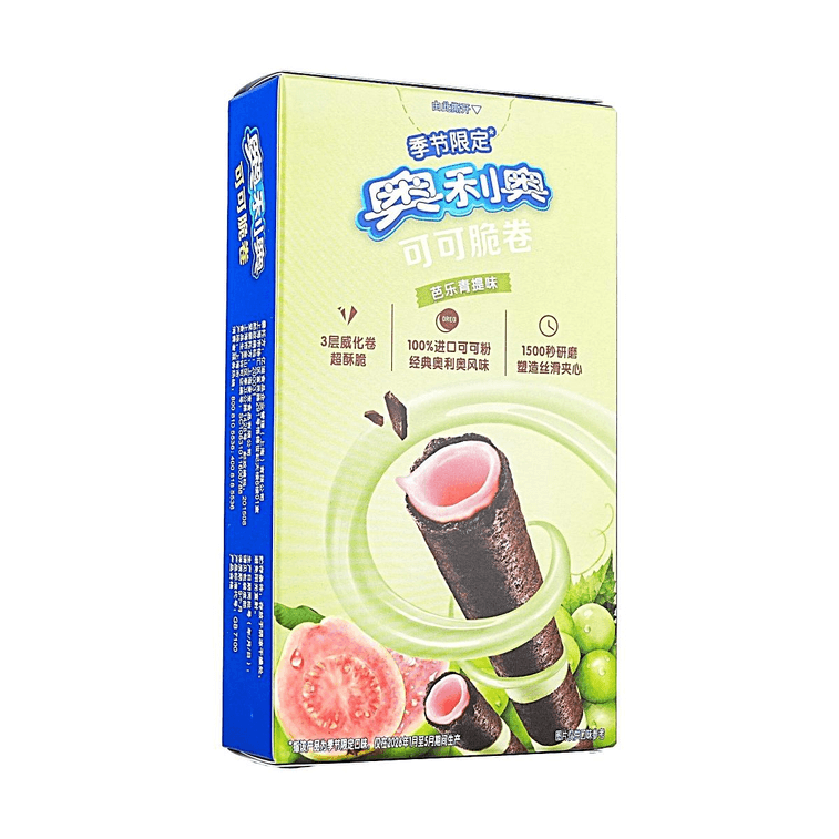 大陸版OREO奧利奧 可可脆捲 威化餅乾 芭樂青提味 50g【季節限定】 6