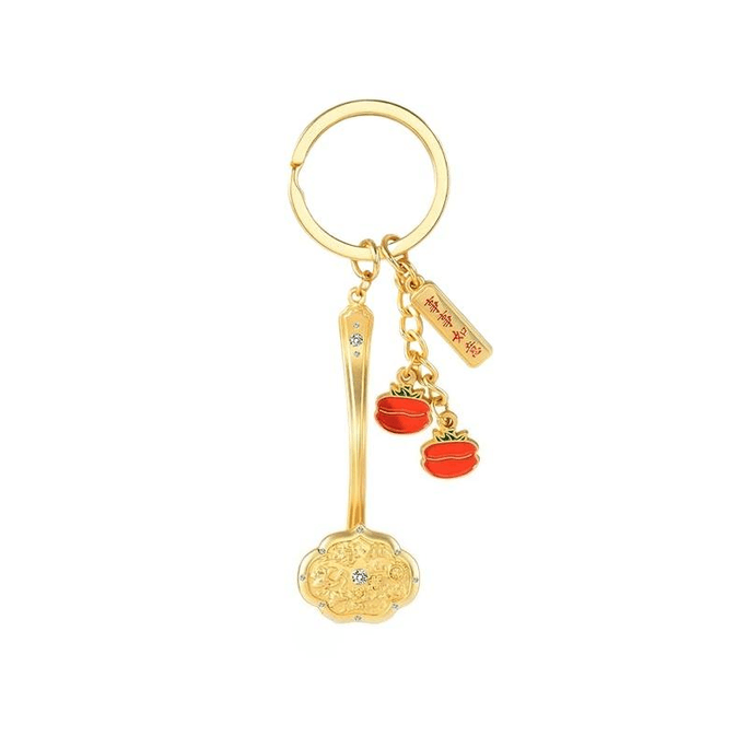 Ruyi Couple Keychain Pendant Gift, Everything Goes Well 10.2cm*1 Piece