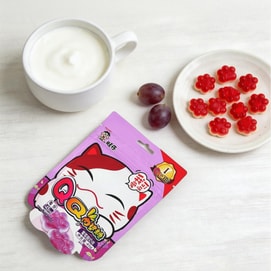 Cat Paw Gummy Candy Grape Yogurt Flavor, 1.6 oz