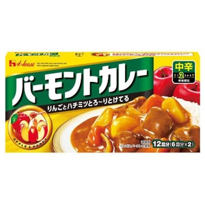 【日本直郵】 日本 HOUSE 蘋果蜂蜜咖哩塊 中辣味 230g