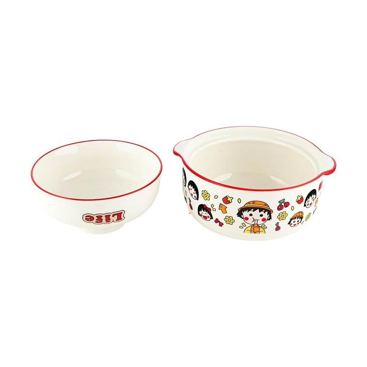Ramen Bowl, Chibi Maruko-chan, Two sets bowl:, 25.4 fl oz + 16.9 fl oz 4