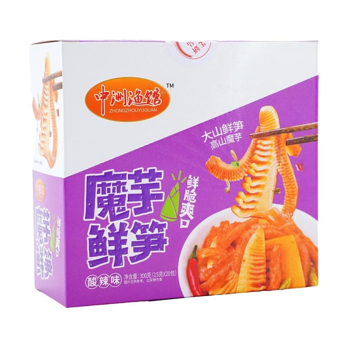 Pickled Konjac Bamboo Shoots Sour Hot Flavor 10.58 oz