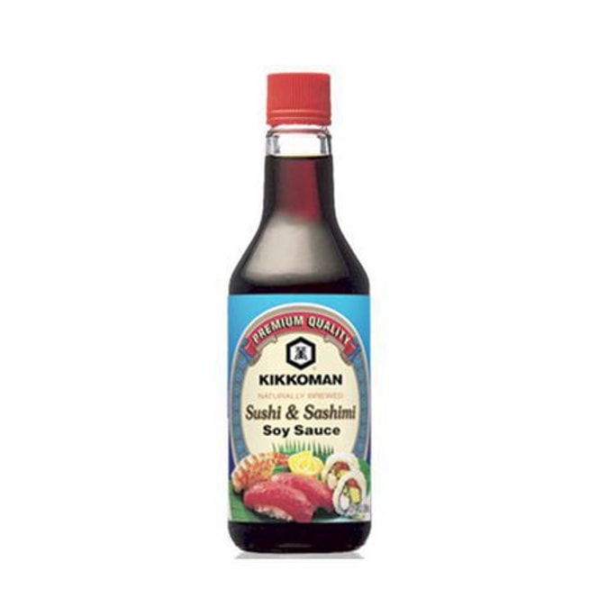 日本KIKKOMAN龟甲万 寿司刺身酱油 296ml 【自然酿造】【鲜甜适口】