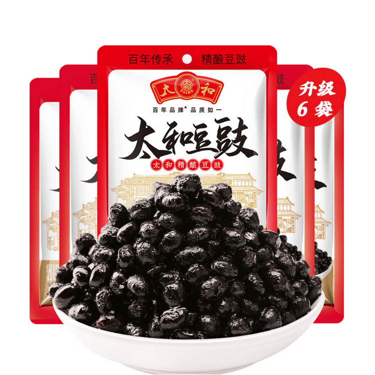 中国直送】太和工芸 発酵黒豆 100g*6袋 風味豊かな発酵黒豆 焼き魚