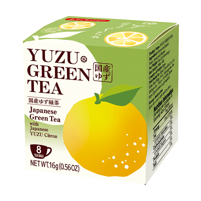 【日本直郵】 日本 Tea Boutique 柚子綠茶 16g
