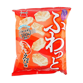 Soft Shrimp Rice Crackers 1.23oz Light and Airy Texture