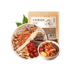 Colorful Fungus Soup Package Real Material Rich Nutrition Soup Delicious 60G/ Bag