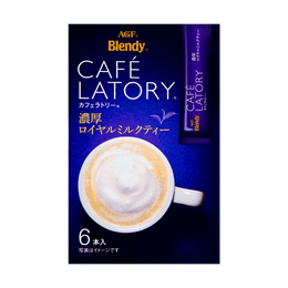 日本AGF 浓香皇家咖啡奶茶 6包入