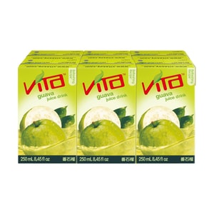 【バリューパック】VITA グアバジュース ドリンク 8.5 fl oz *6パック