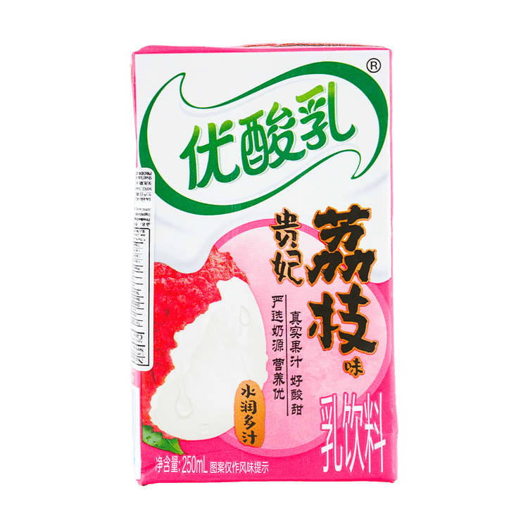 Yili Group Yogurt Drink, Lychee Flavor 8.45 fl oz - Yami.com