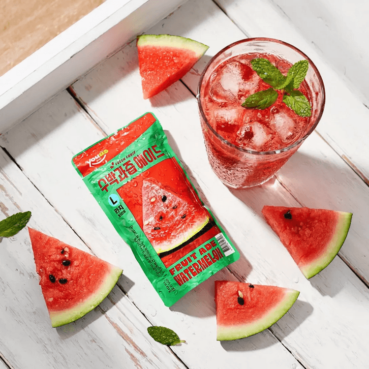 You Us スイカジュースエイド Lサイズ アイスパウチドリンク 11.49液量