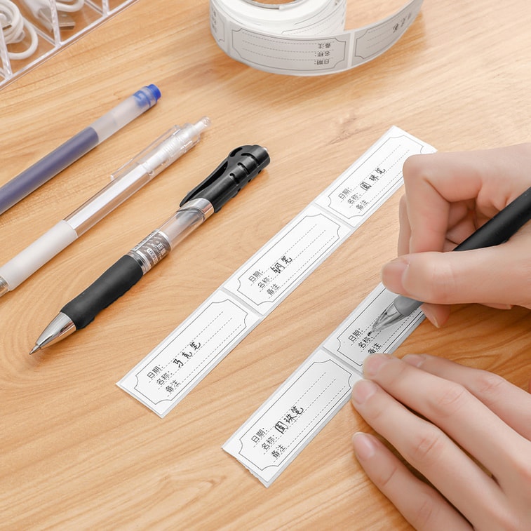 Classification Label Paper Stickers Handwriting Stickers Pink 1PC 3