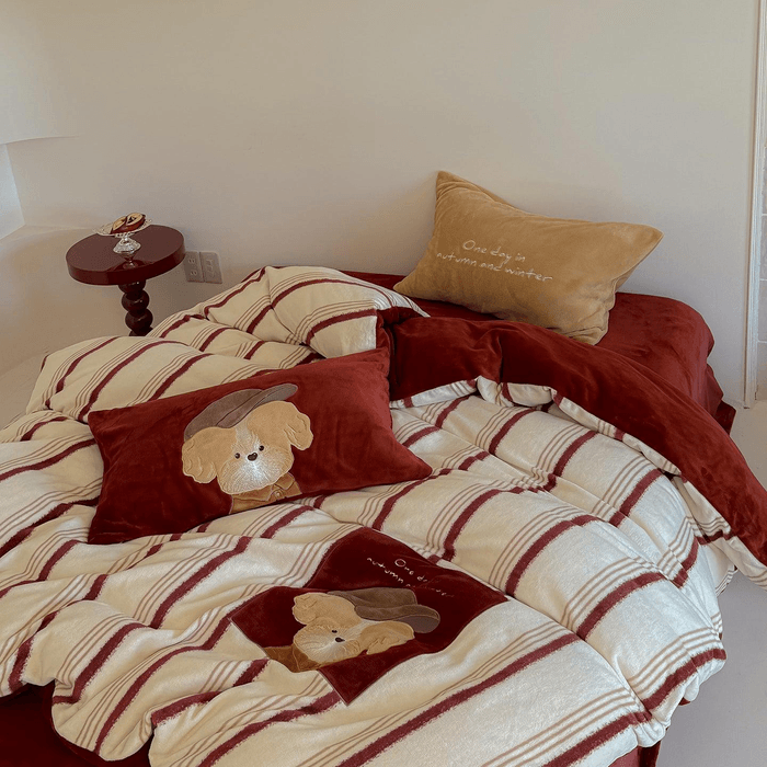 Dreamy Puppy Bedding Set(Fitted) Maltipoo-Q