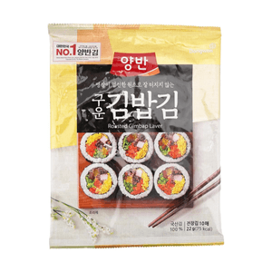 Roasted Laver Sheets for Kimbap 10pc [Ingredients For Gimbap]
