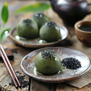 青団もち 黒ごま味 10.58オンス【春限定】