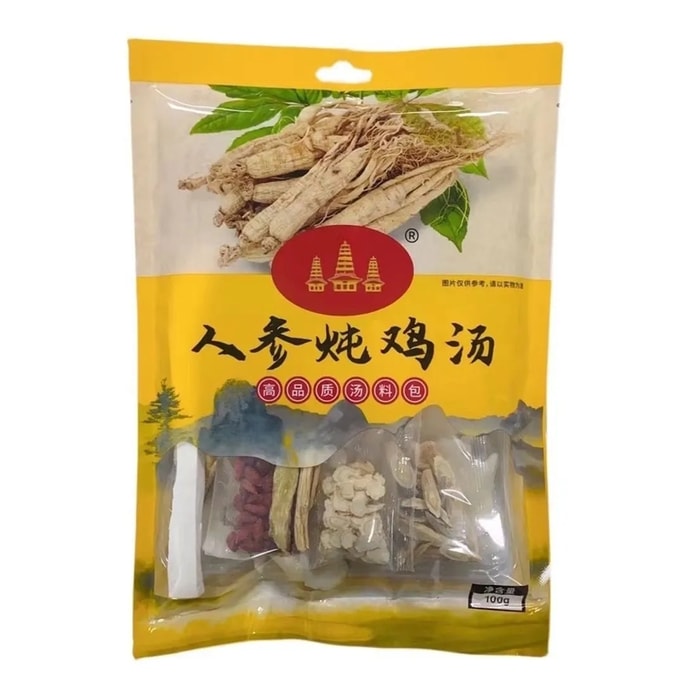 Ginseng Chicken Soup Seasoning Pack 1 Bag 100g