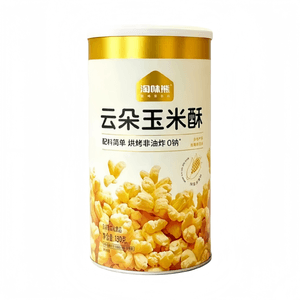 【中国直邮】 淘味熊 云朵玉米酥【原味】烘烤非油炸清脆谷物 130g*1桶
