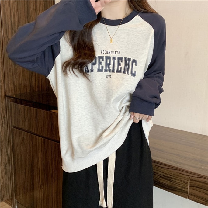 Spring and autumn thin hooded sweater