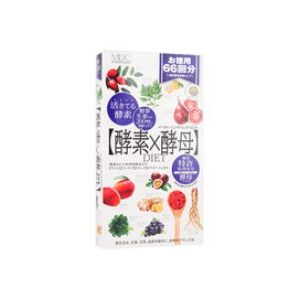 日本MDC METABOLIC 酵素×酵母活性发酵 双效纤体减重 132粒 乐天销量第一位