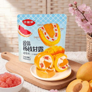 含羞草 固体杨枝甘露 芒果黄桃西柚夹心果干 85g【四重口感 超有料!】【网红爆款】