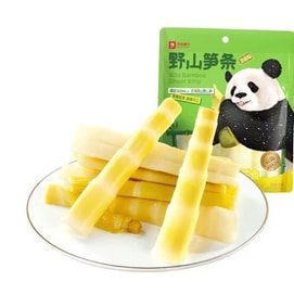良品铺子 野山笋条笋尖泡椒味袋笋干网红休闲零食嫩竹笋90g*1袋