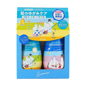 Moomin Limited Edition Summer Cooling Shampoo and Conditioner Set 16.9 oz / 16.9 oz Menthol Infused for Frizz Control