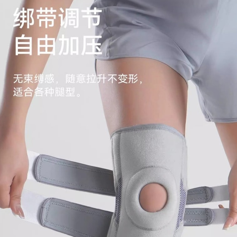 [중국 직배송] HSPM 신제품 등산용 무릎 보호대, 전문 야외 하이킹용 무릎 보호대, 1쌍, 레이크 블루 5