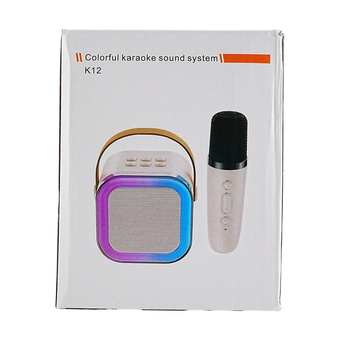 Karaoke Machine, 2 Wireless Microphones Portable Bluetooth Speaker