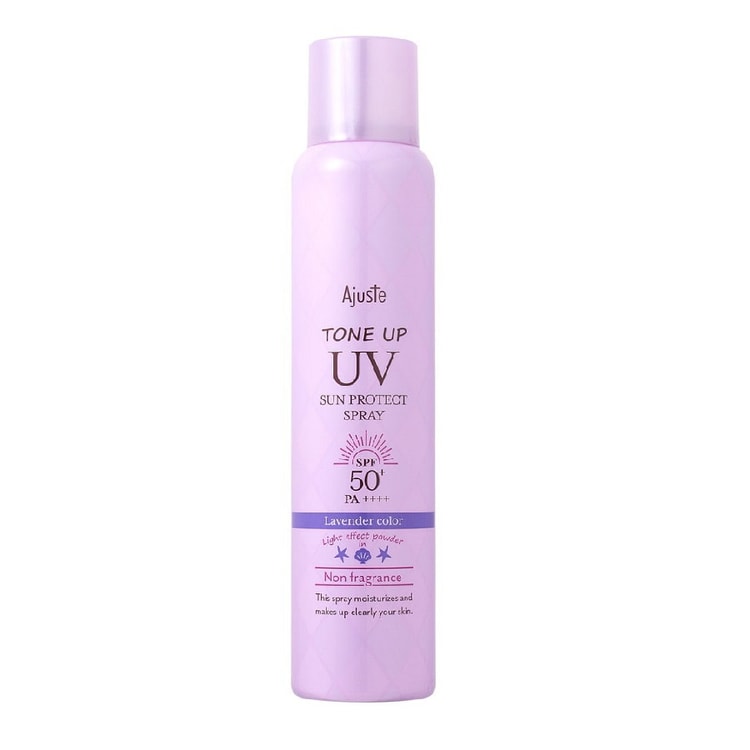 日本 アジャスト トーンアップUV ラベンダースプレー #無香料 SPF50+ PA++++ 100g