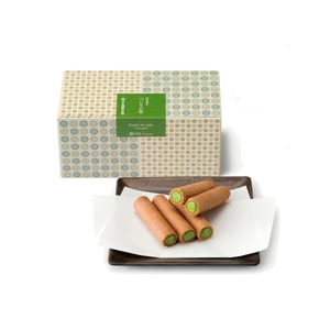 【日本直邮】邸园辻利 抹茶夹心蛋卷 8枚入