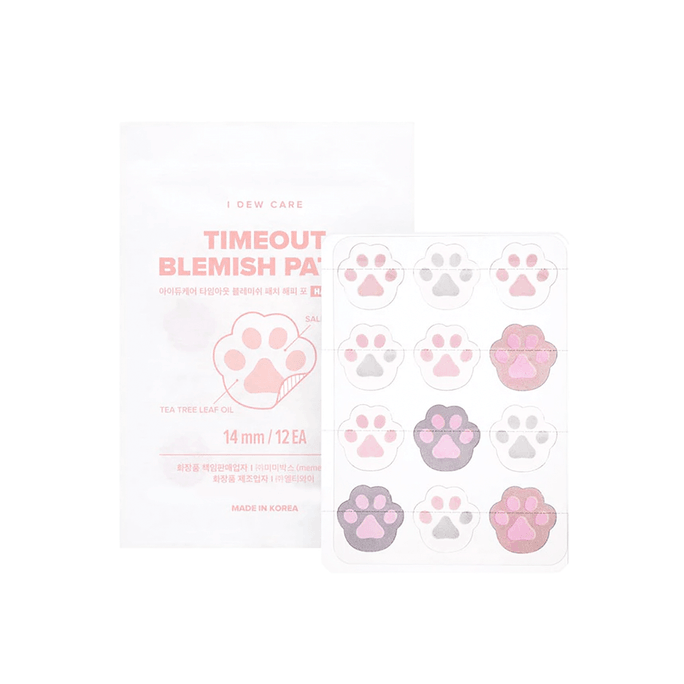 Timeout Blemish Patch Happy Paws With Tea Tree Leaf Oil 36pcs