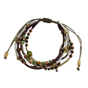 Retro Exquisite Hand Woven Red Rope Gourd Bracelet Light Luxury High Grade Multi Layer Bracelet Southern Jade Style One Piece