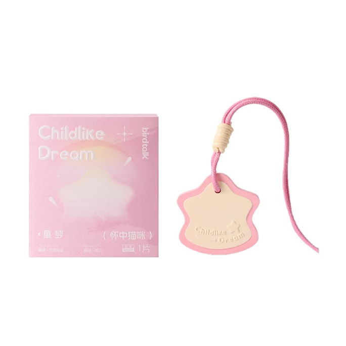 Solid Perfume for Car, Dream Series Cuddly Cat Woody Floral Jasmine Cedarwood