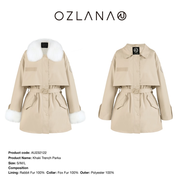 中国直送】【先行販売】OZLANA オズラナ 新品 レディース ファー