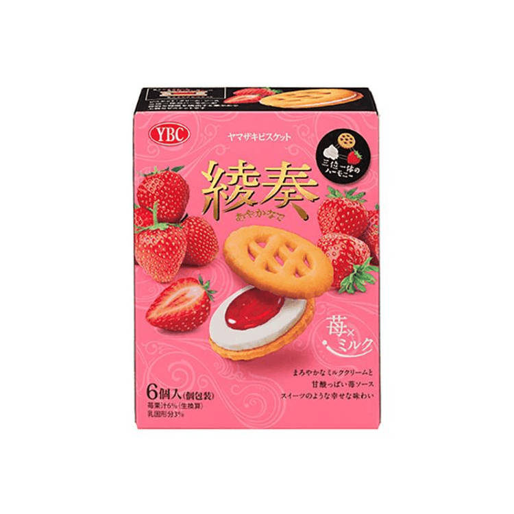 日本直送】ヤマザキビスケット（いちごミルク味）6枚入り（その他