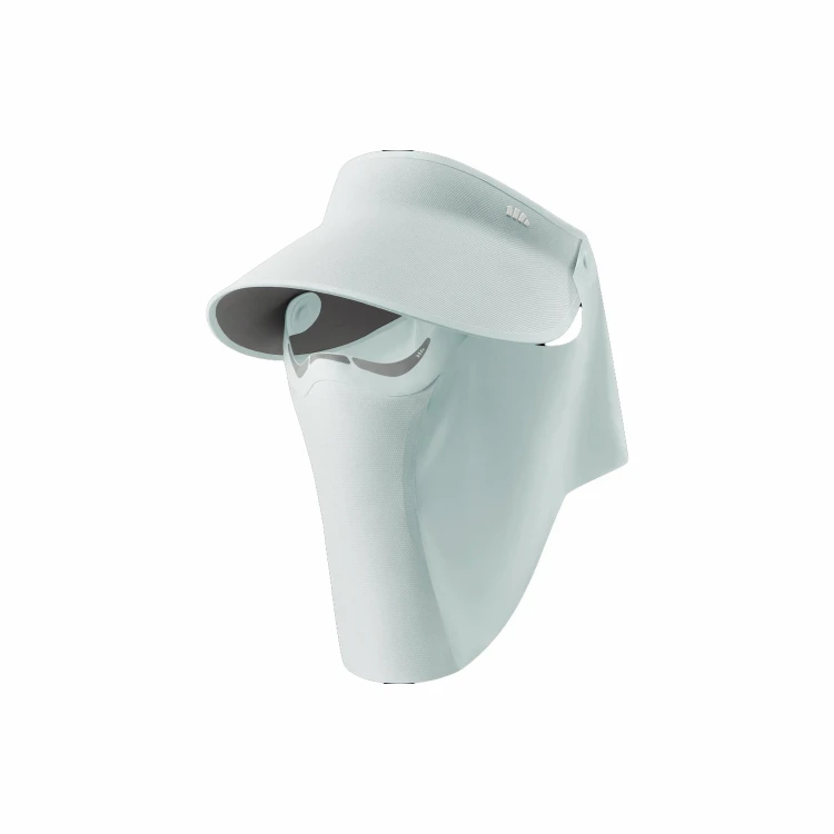 Detachable Face Cover Sun Hat AS721 - Travel Blue - 2-in-1  display picture 3