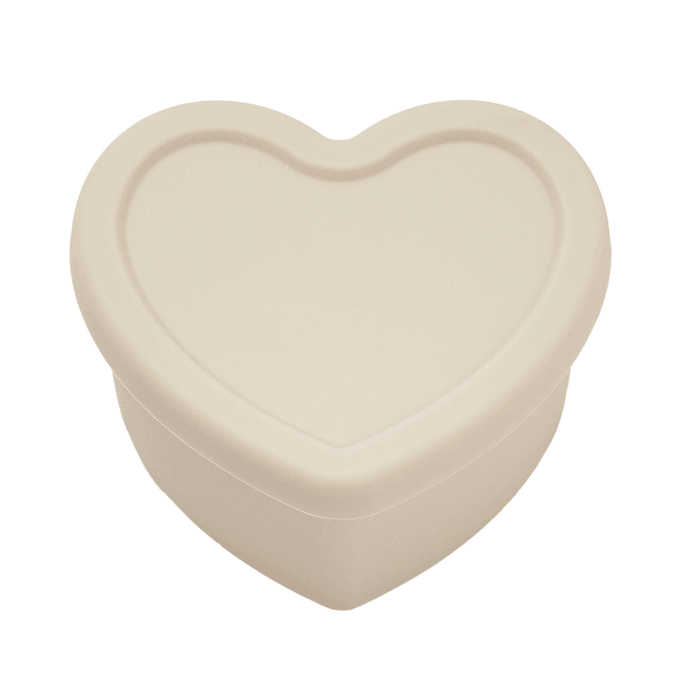 Kproduct4u ハート型ボウル 8.5 fl oz (250 ml) – 漏れ防止ベビーコンテナ – 6色 アーモンドミルク