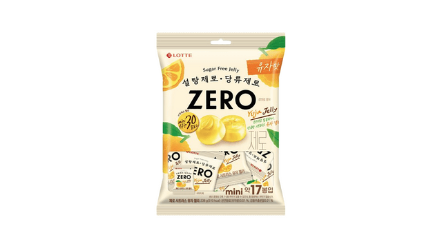 LOTTE ZERO Citrus Yuzu Jelly, 8.4 oz (238g) (14g*17packs) - Yami.com