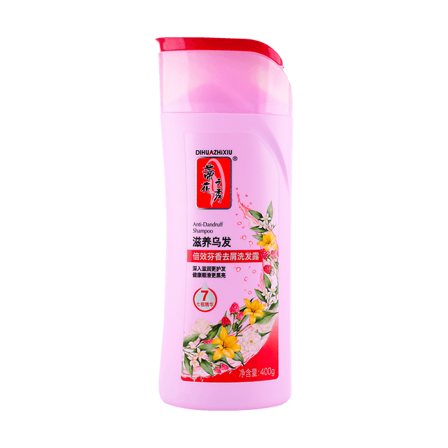  Fragrant Anti-Dandruff Shampoo, Smooth & Glossy Black Hair, Nourishing Formula, 14.1 oz