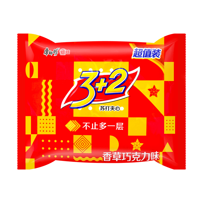 3+2 소다 샌드위치 크래커 바닐라 초콜릿 맛, 13.2 oz