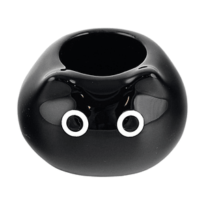 Minimalist Ceramic Toothbrush Holder Single Hole Black Bathroom Organizer 1pc