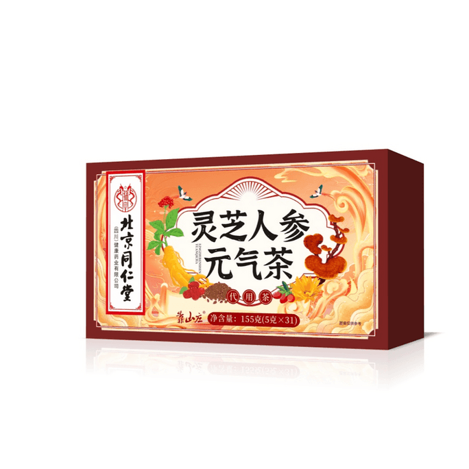 Ganoderma lucidum Ginseng Vitality Tea 155g per box