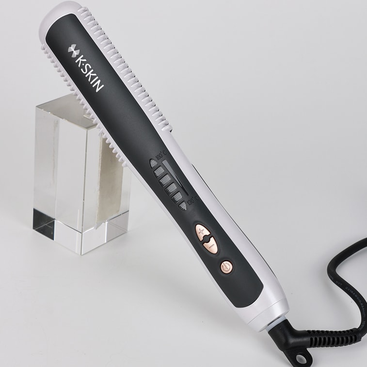 金米 直髮梳 捲髮棒 兩用電梳子 夾板防燙 直髮夾 KD388A 1台 3