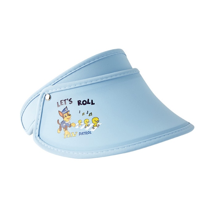 【中国直邮】 汪汪队立大功 汪汪队  夏季儿童防晒空顶户外遮阳防紫外线 蓝色阿奇款