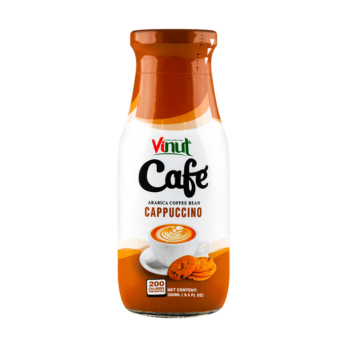 Ready-to-Drink Bottled Arabica Cappuccino Latte, 9.47 fl oz