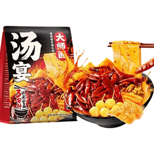杨掌柜 汤宴大师 魔鬼辣螺蛳粉宽面【螺狮粉脑袋必入】【网红爆款】含酸笋腐竹酸豆角 爆香入味 酸辣过瘾 3分钟速享懒人快手美食 非油炸轻负担解馋夜宵搭子 284g
