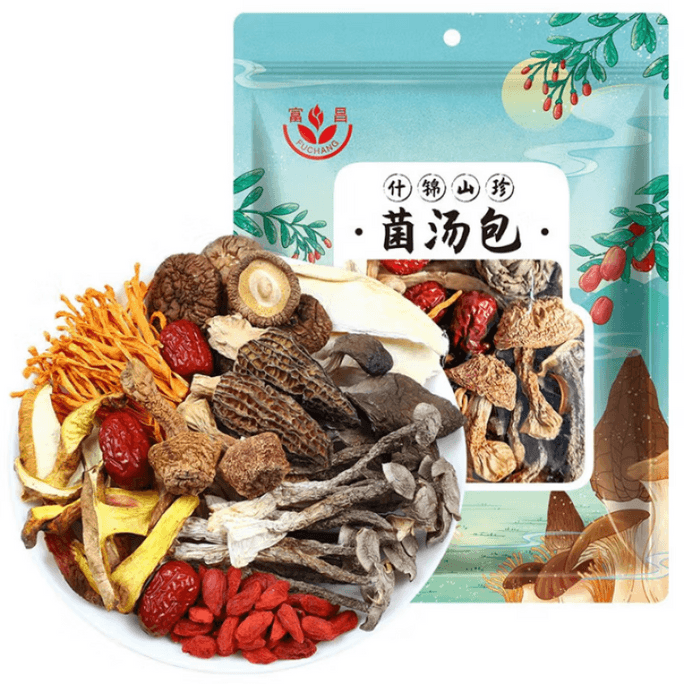 Deluxe 10 Mushroom Soup Pack Premium Blend 90g