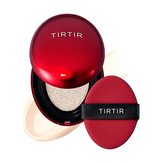 Fond de teint Cushion Mask Fit Rouge 10C Porcelaine 18g Couvrance élevée longue tenue fini lumineux