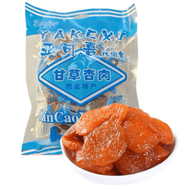 Licorice Apricot Old Brand Licorice Apricot Seedless Apricot Dried Apricot Preserved Fruit Licorice Apricot Meat 260g * 1 Bag