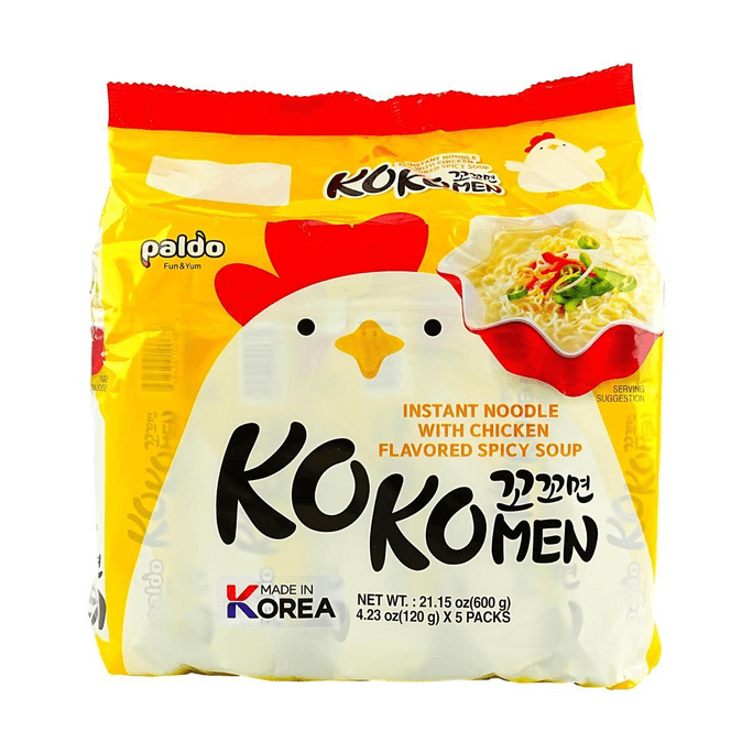 Instant Ramen Spicy Chicken Flavor 5 Packs